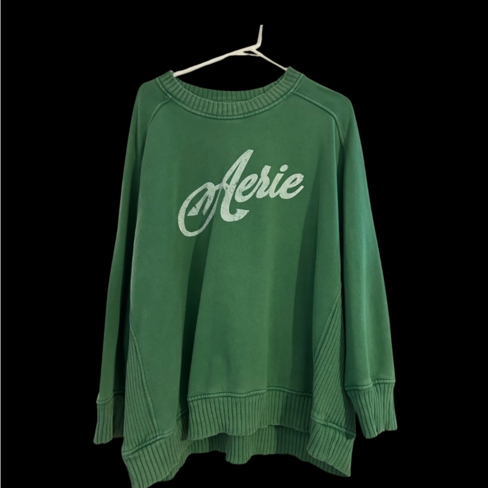 Aerie Green Women's Sweater